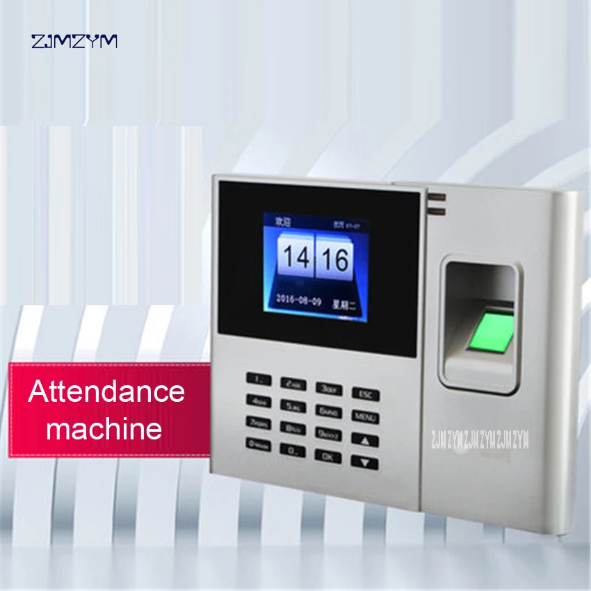 U-Z3 Fingerprint Time Attendance Machine Identification Checking Recorder Employee Electroic Attendance Time Recorder 2.8 inches