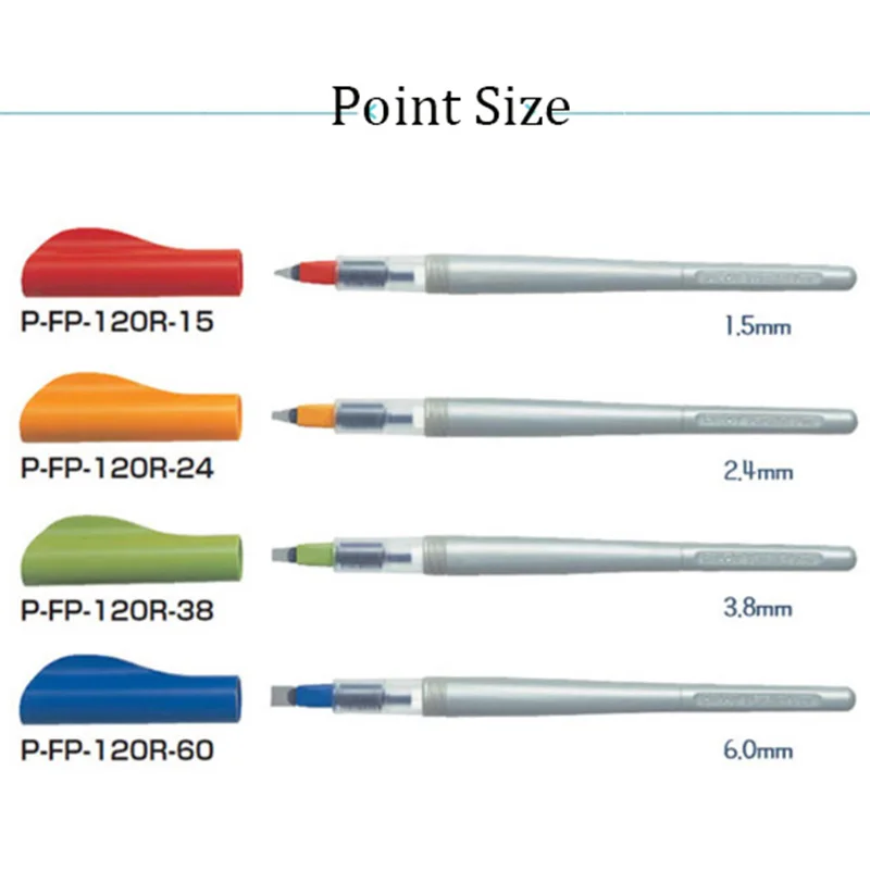 Япония пилот FP3-SS параллельная ручка 1,5 2,4 3,8 6,0 чернила художественная ручка рот ручка английская каллиграфия ручка 12 цветов чернильные картриджи