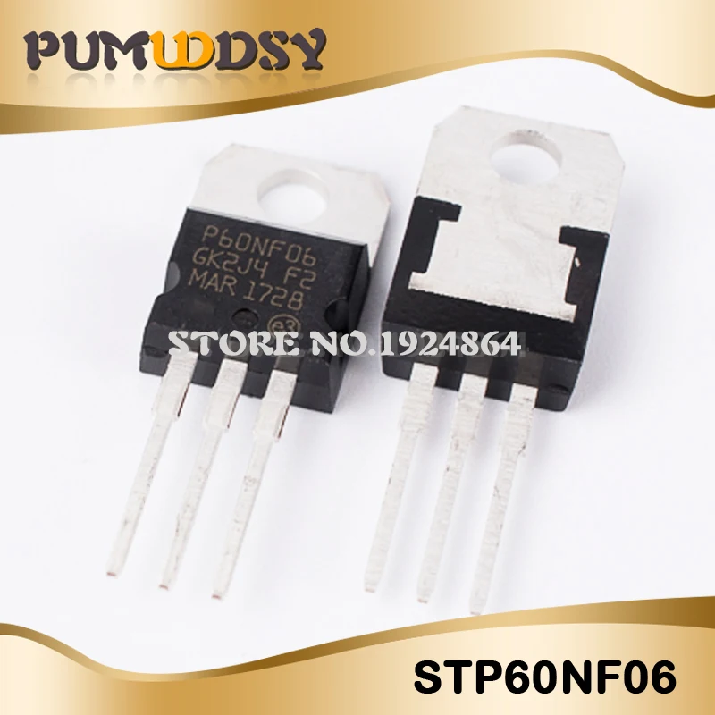 10 шт. STP60NF06 P60NF06 60N06 60NF06-220 интегральная микросхема IC