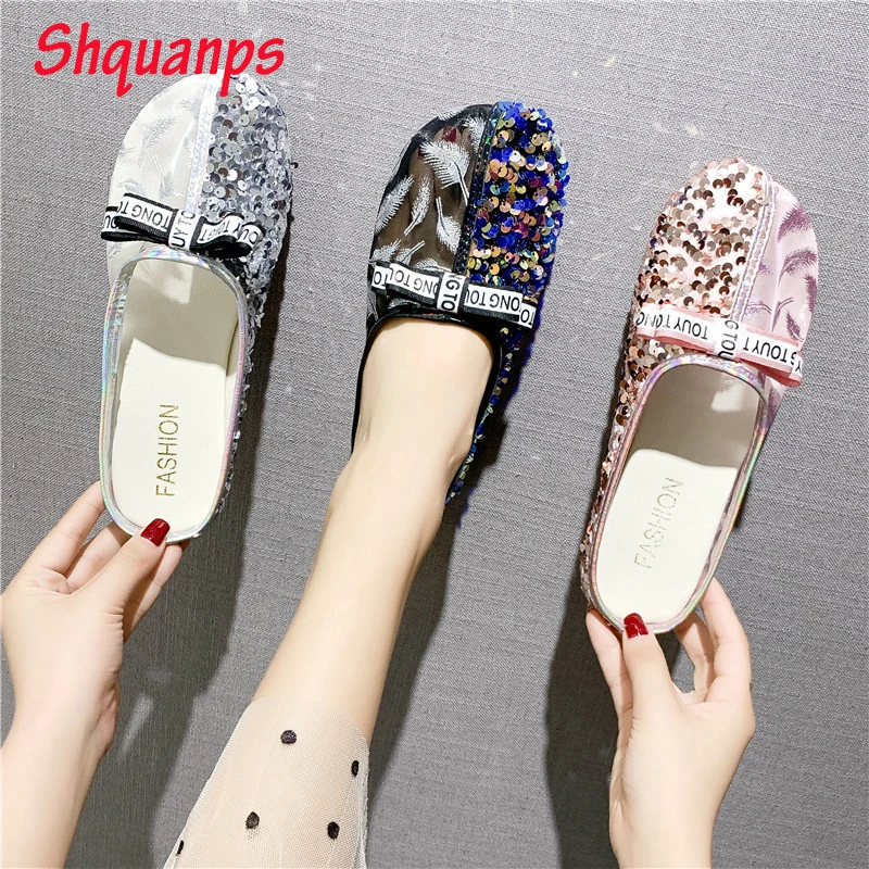 

Fashion Bling Slides Women Sandals Summer New Slipper Outside Flip-flop Luxury Leisure Shoes Female Chanclas De Mujer Hot Scarpe