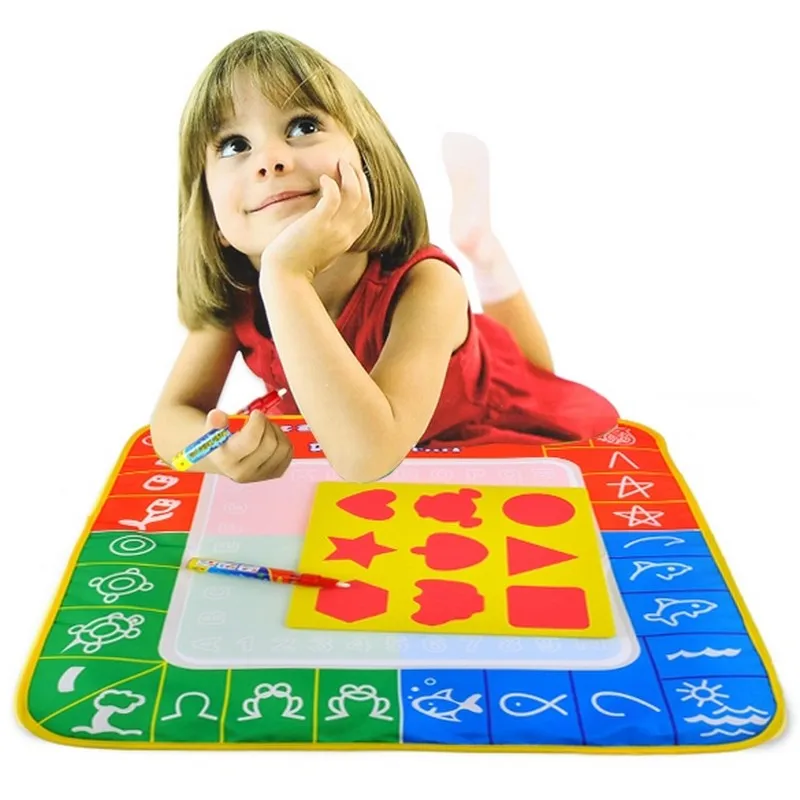 Baby Girls Boys Kids Children Water Drawing Toys Mat&1 Magic