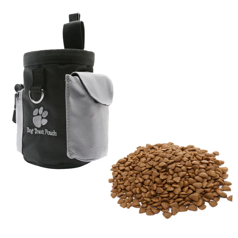 

Urijk Pet Dog Walking Food Treat Snack Bag Puppy Obedience Bait Training Food Treat Bag Pet Supplies Food Container