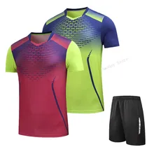Adsmoney/футболки с короткими рукавами для бадминтона; Детские футболки для бега для мальчиков; спортивная одежда для теннисной команды; тренировочные рубашки для мужчин; wmen