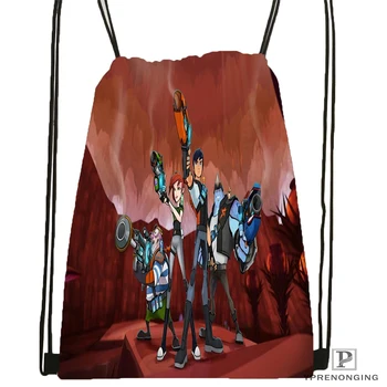 

Custom Slugterra Drawstring Backpack Bag Cute Daypack Kids Satchel (Black Back) 31x40cm#180531-02-63