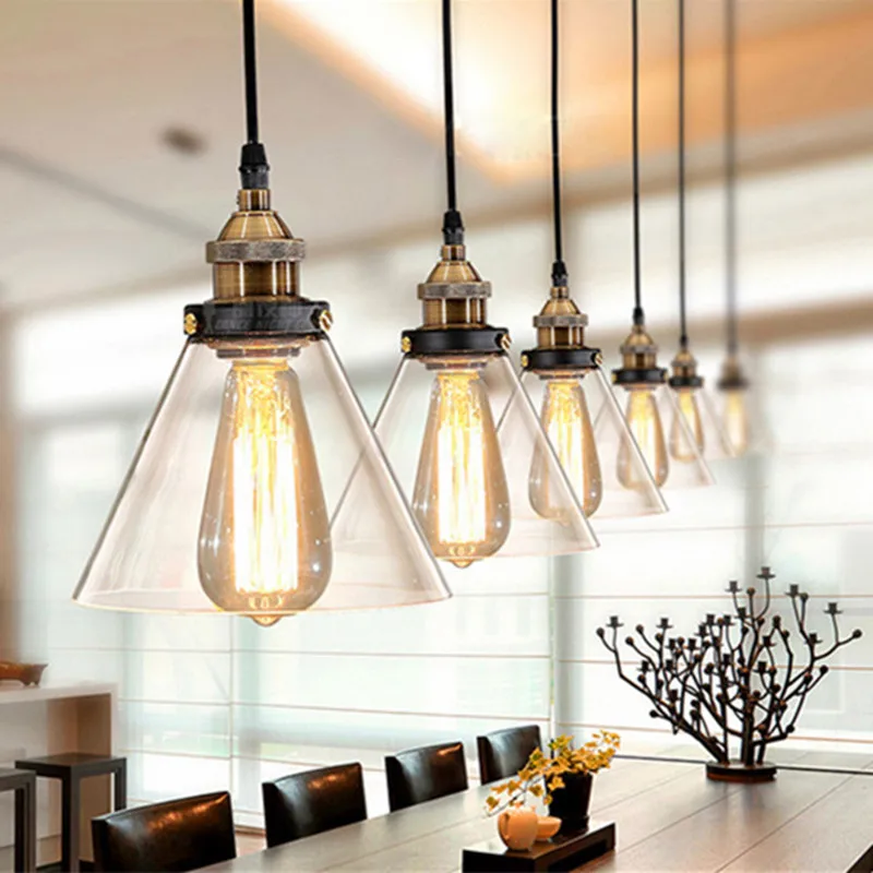 Antique Attic Clear Gl Pendant Light For Living Dining Room Table Antique Attic Clear Gl Pendant Light For Living Dining Room Table Ceiling Hanging Bar Fixture Retro Lighting Luminaire In Led Bulbs S From