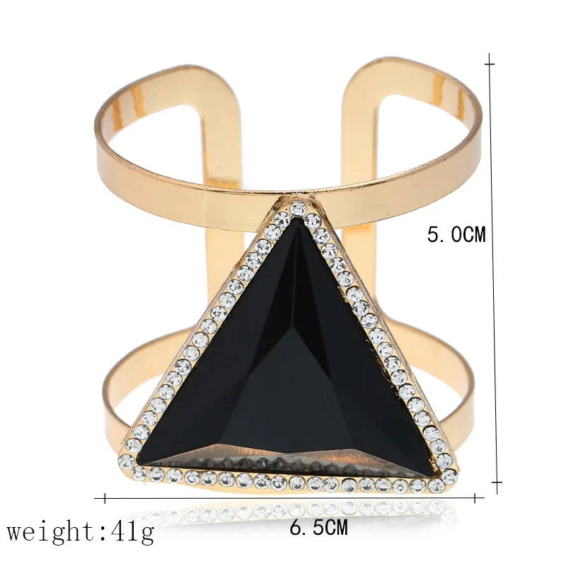 DIEZI Мода различных стилей смоляные браслеты для мужчин и женщин кристалл горный хрусталь браслет Гладкий широкий открытие регулируемый браслет