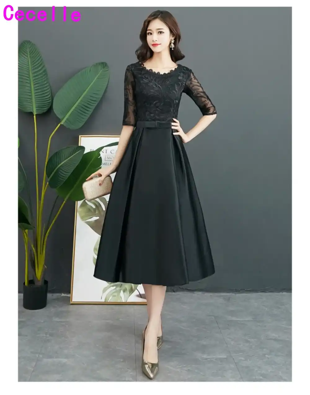 modest lace bridesmaid dresses