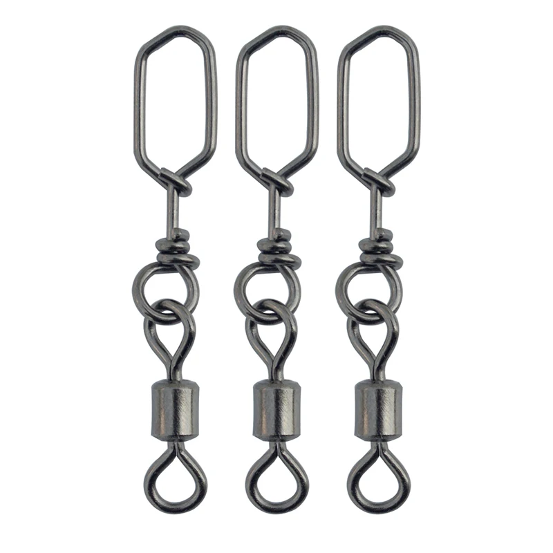 Fishing Swivel with Snap 20pcs/lot Rolling Fishing Swivel with Square
