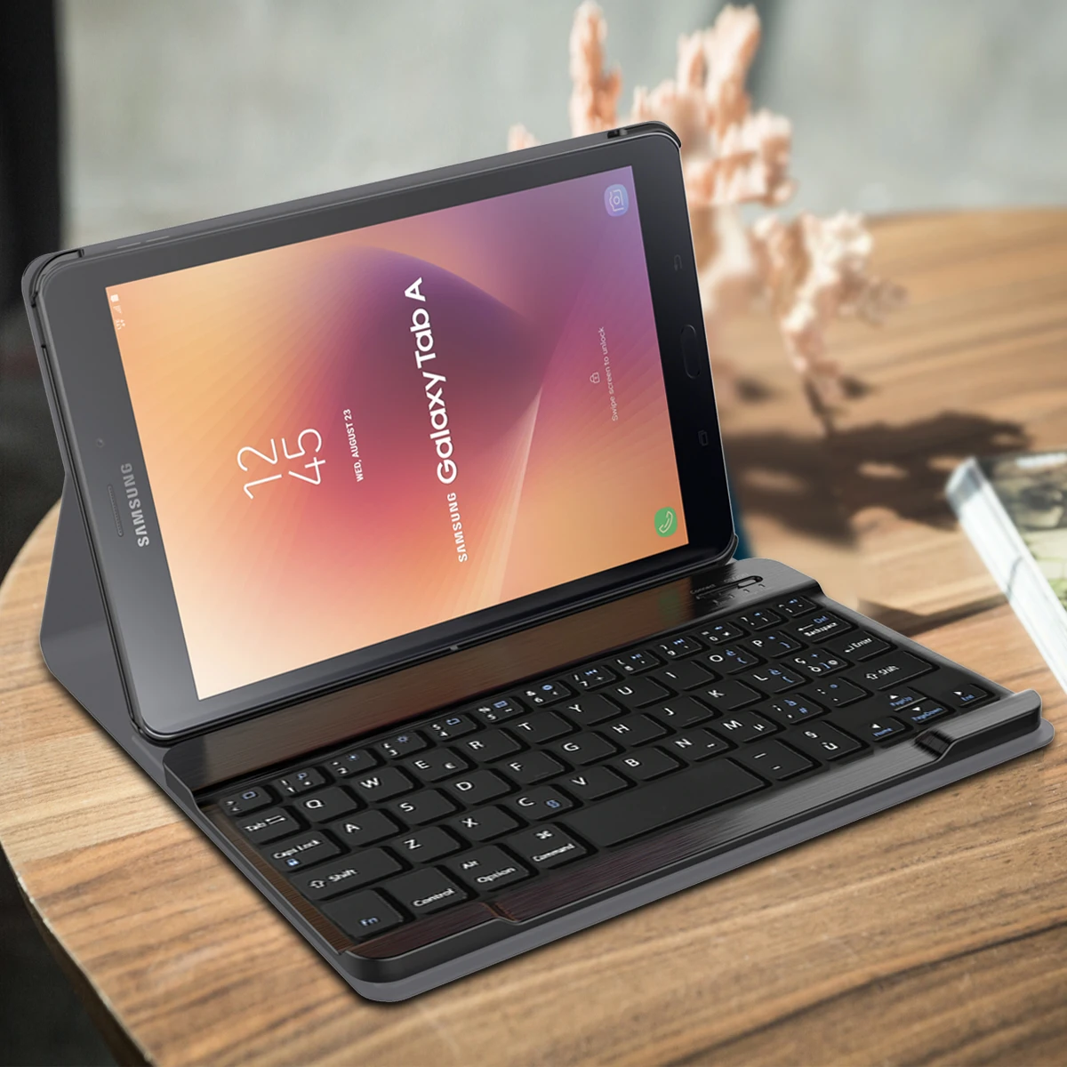 Для samsung Galaxy Tab A2 10,5 T595 T590 разделяемый планшет Bluetooth с подсветкой Беспроводная клавиатура кожаный чехол уникальная полоса