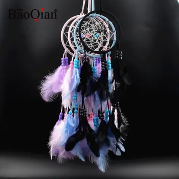 

DIY Indian Dream Catcher Wind Chimes Home Hanging Craft Gift Dreamcatcher Decoration Ornament Car Hanging Decoration