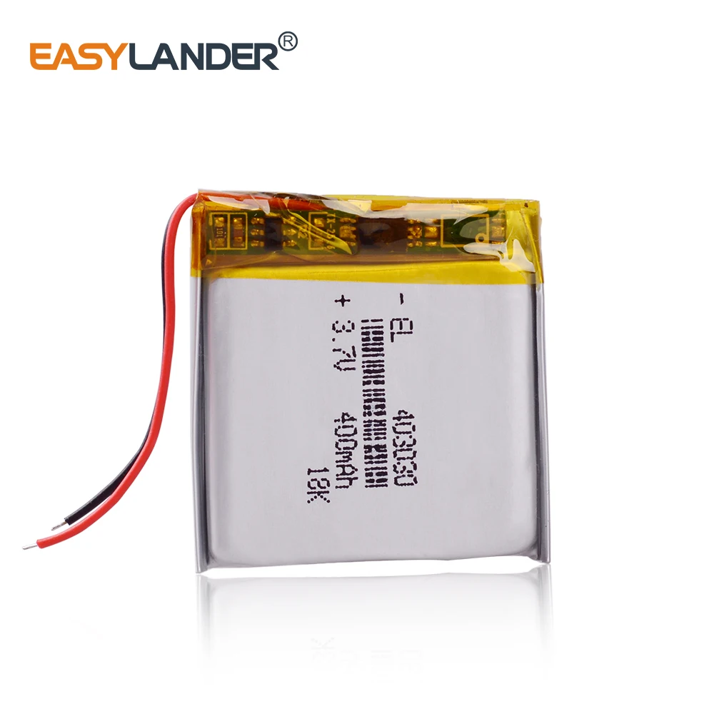3 7 V 400 mAh 403030 литий Батарея полимерный Li Po ионный Lipo Клетки для записи Smart часы DVR mp3