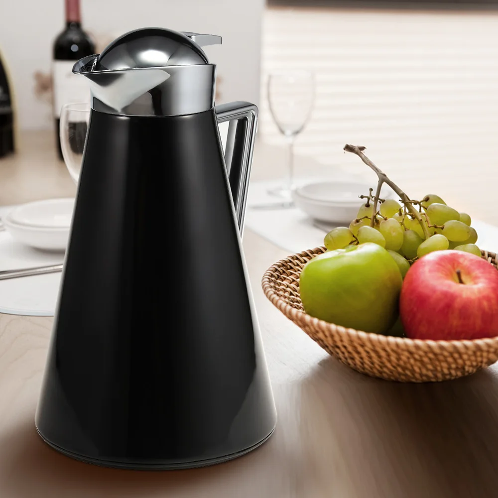 Stainless Steel Coffee Pot Vaccum Thermal 24 hrs Heat Retention Hot