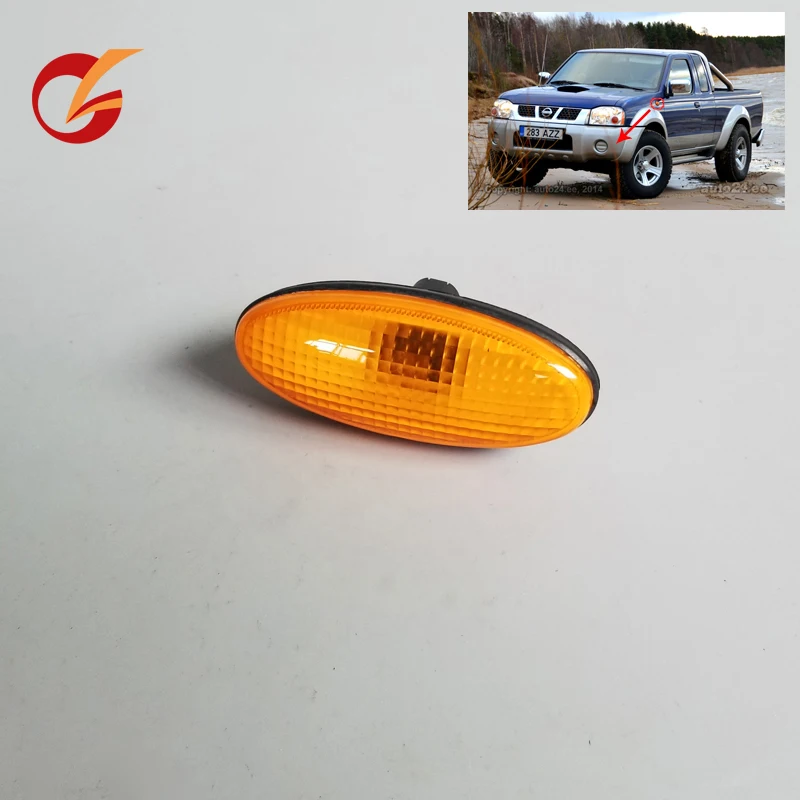

Clear Side Repeater indicator wing outlaw signal FIT FOR Nissan Navara D22 D23