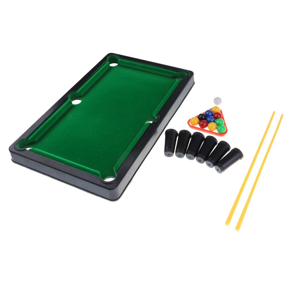 Premium Children Billiards Toy Mini Tabletop Snooker Game Set Pool Desktop