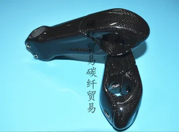 

FULL carbon road bike Handlebar Stem/MTB bullethead 3k weave handlebar stem