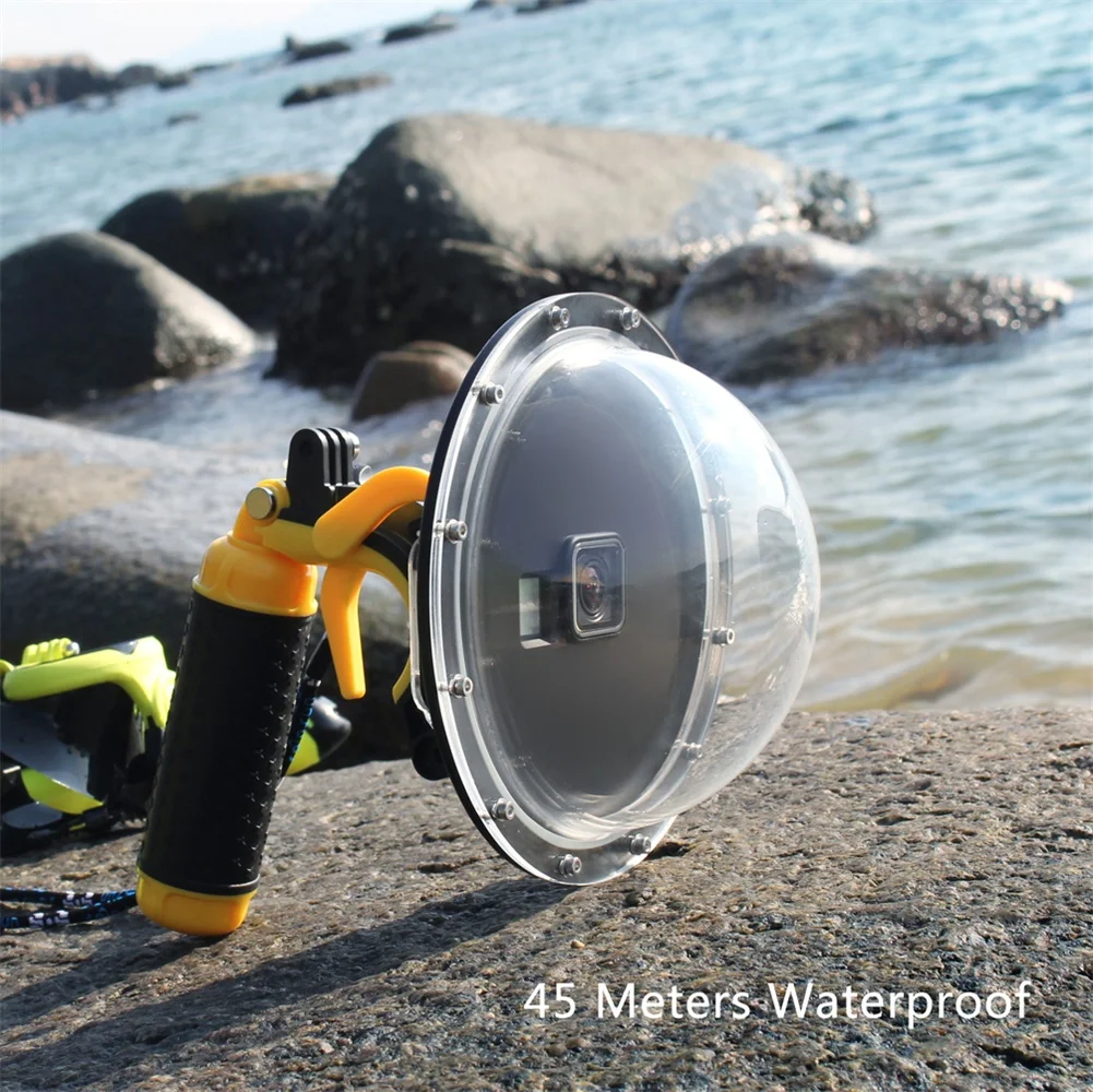 Чехол для объектива SOONSUN водонепроницаемый чехол с купольным портом 6 дюймов GoPro