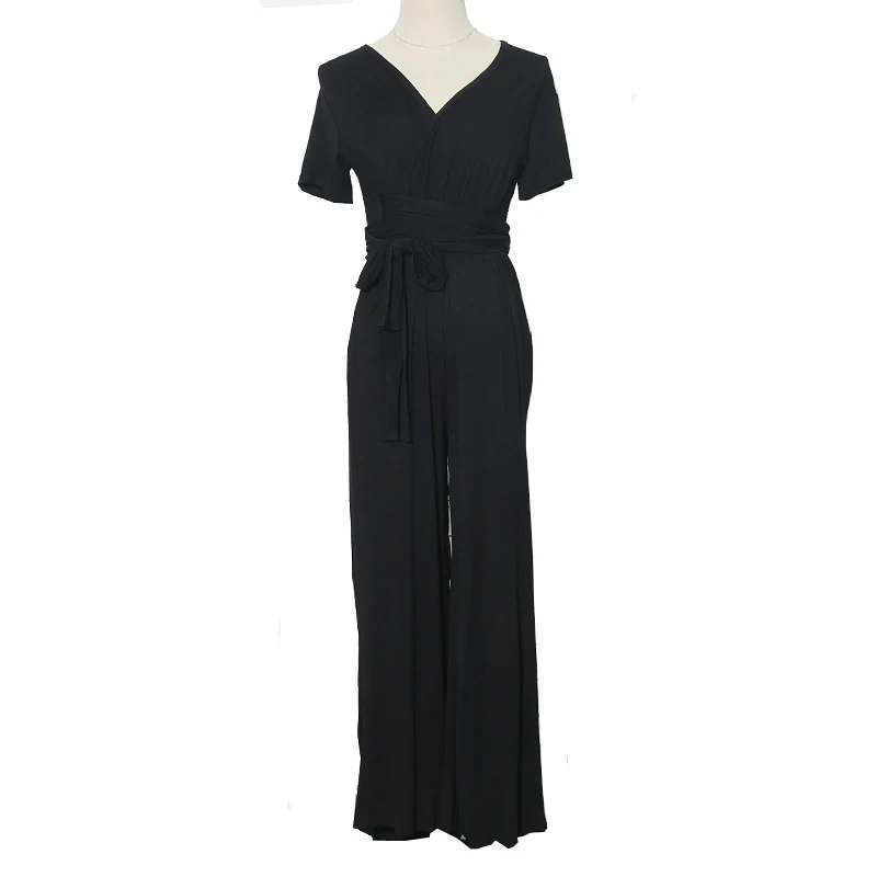 black full length jumpsuit
