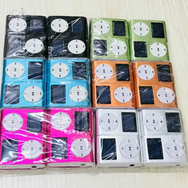 MP3 плеер мини LCD экран музыкальный медиа клип Поддержка карт микро sd 32 ГБ для tf