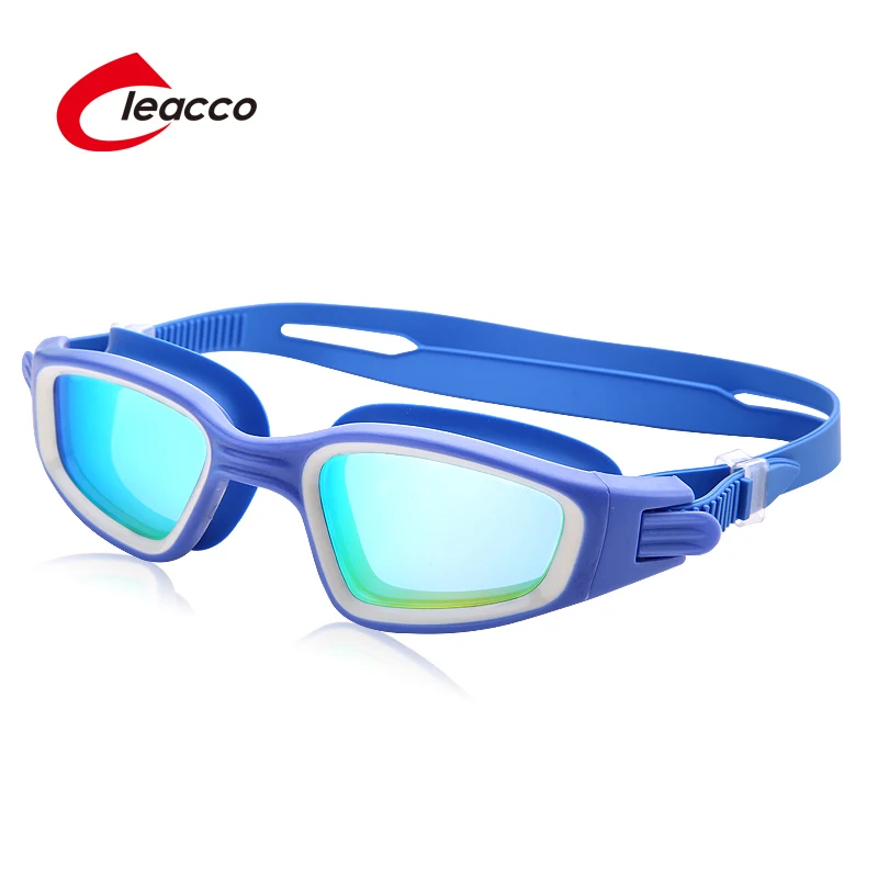Leacco Swimming Glasses Anti Fog Anti Scratch Waterproof Swimming