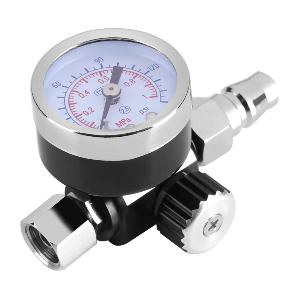 Pressure Gauge Spray Gun Regulator Air Pressure Control Gauge Regulator