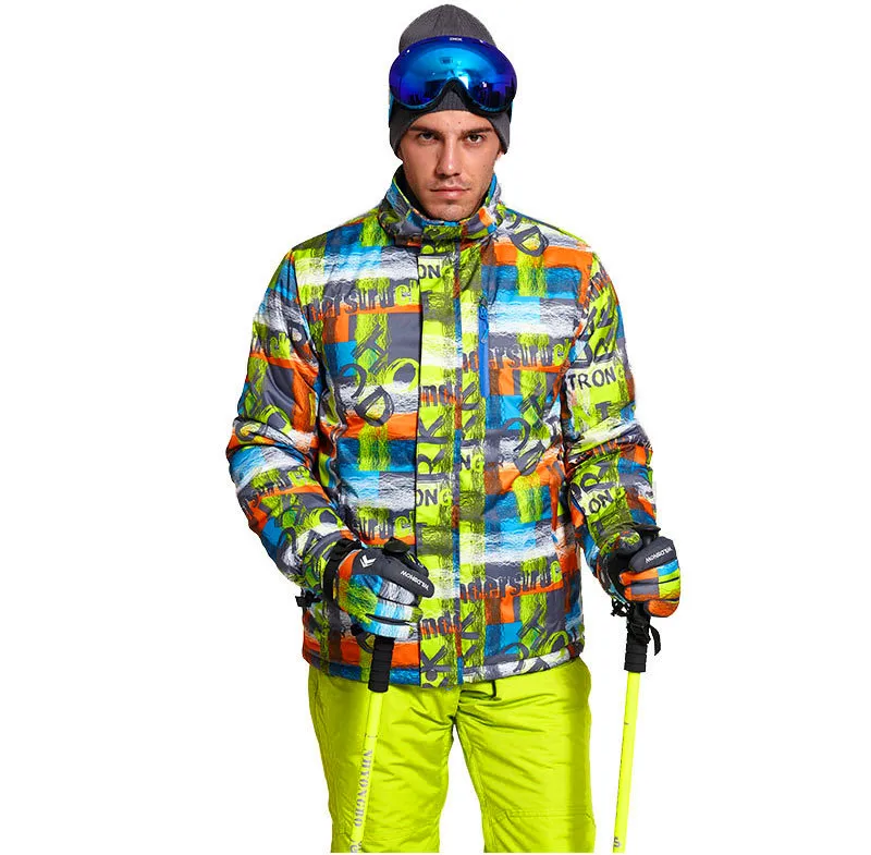 Новая ветрозащитная Водонепроницаемая теплая одежда с длинным рукавом, лыжная куртка, спортивная одежда для улицы, зимнее пальто для кемпинга, куртки для сноуборда - Цвет: 01