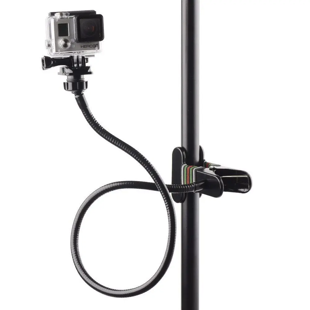 Регулируемый гибкий зажим для крепления на руку + гусиная шея GoPro 8 7 6 5 4 SJCAM SJ4000 Xiaomi
