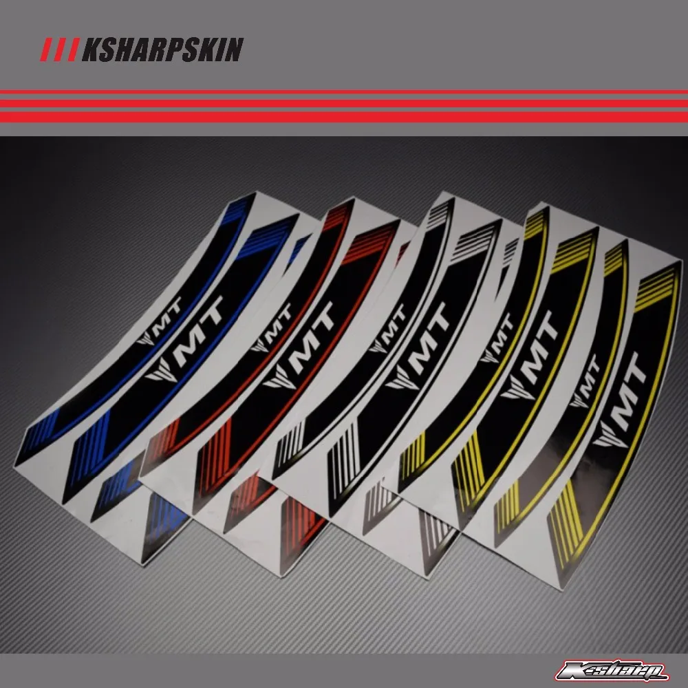 

8 X CUSTOM INNER RIM DECALS WHEEL STICKERS STRIPES STRIPS SPECIALS FIT YAMAHA MT-25 MT-03 MT-07 MT-09 MT-10 MT07 MT09 MT-125