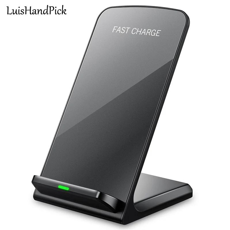 LuisHandPick Qi Fast Wireless Charger Charging Pad For Samsung Galaxy S9 S8 Plus S7 Edge Mount Stand Iphone 8 X | Мобильные телефоны