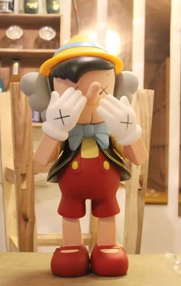 

40cm Oversize Standing Original Fake KAWS Pinocchio medicom toy kaws factory product