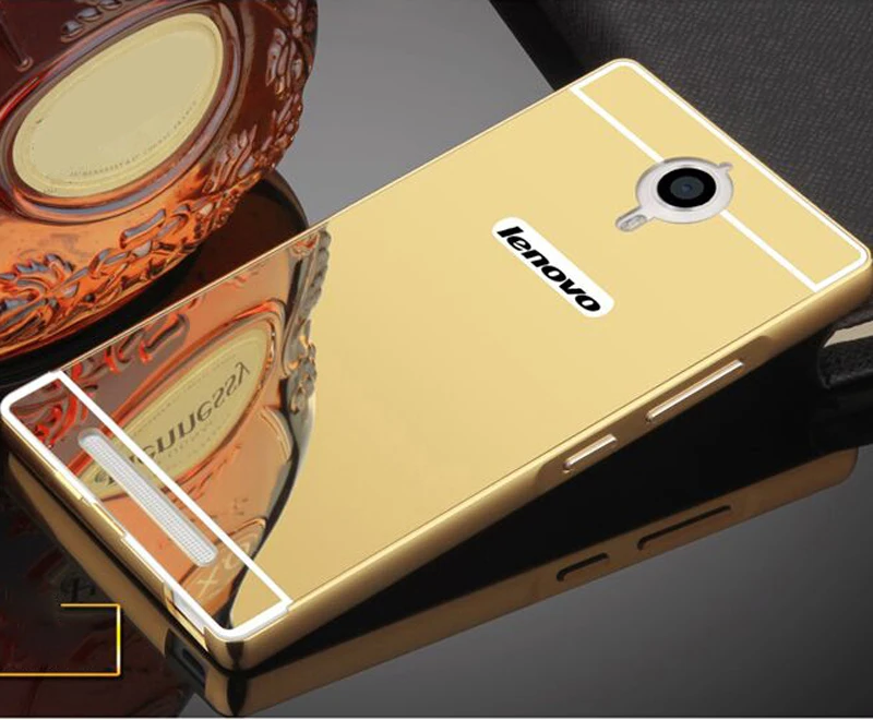 Для lenovo K80 K80M зеркальная конструкция Алюминий металлический каркас+ акриловая задняя крышка чехол для телефона защитный чехол для мобильного телефона