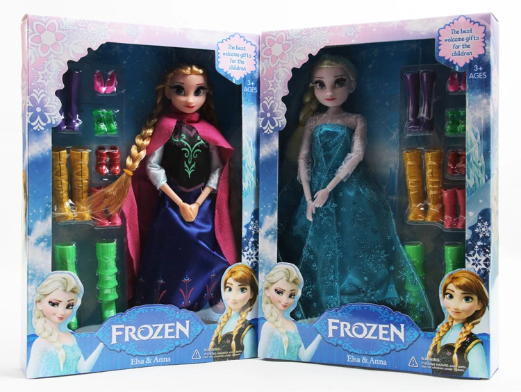 barbie elsa and anna doll
