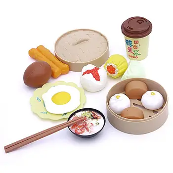 

Kids Funny Simulation Breakfast Food Play House Toys Set