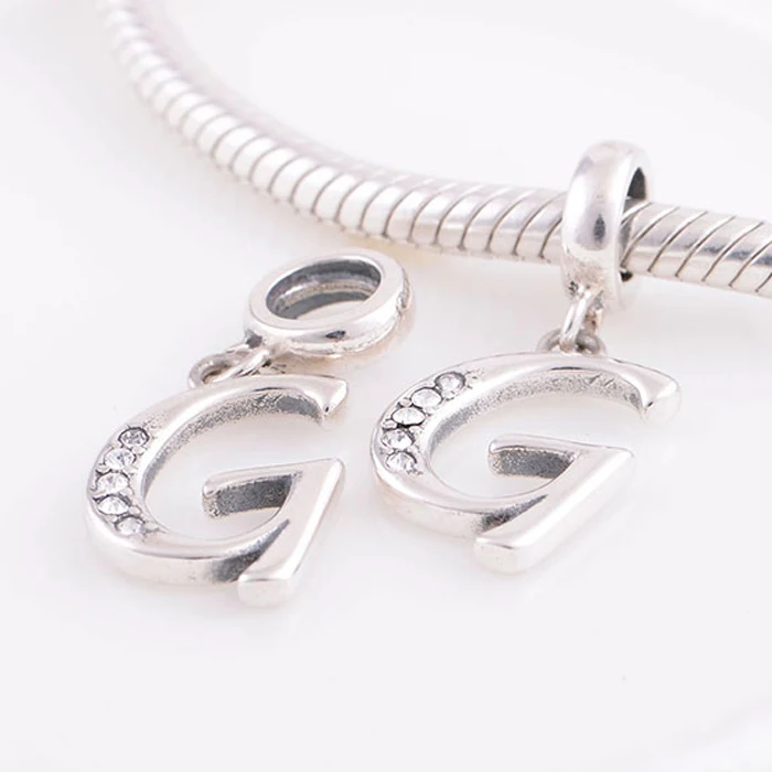 charm pandora lettre g charm pandora lettre g
