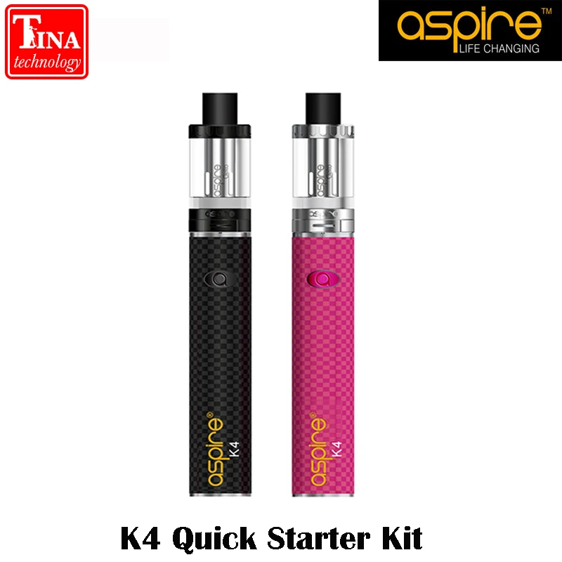 Original Aspire K4 Quick Start Kit Electronic Cigarette with 3.5ml Cleito Tank Pyrex Atomizer and 2000mah Carbon Battery E Vape