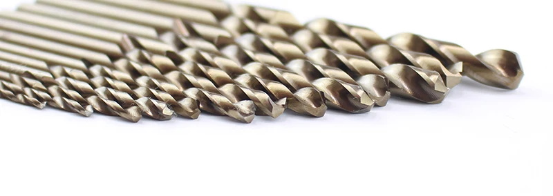 13 шт. HSS 5% кобальтовые сверла набор 1,5-6,5 мм Спиральные сверла для бурения из нержавеющей стали