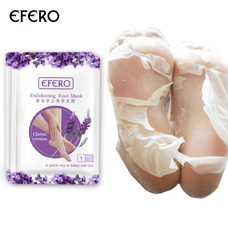 4Pair Foot Peeling Mask Lavender Essence Tender Feet Masks Pedicure