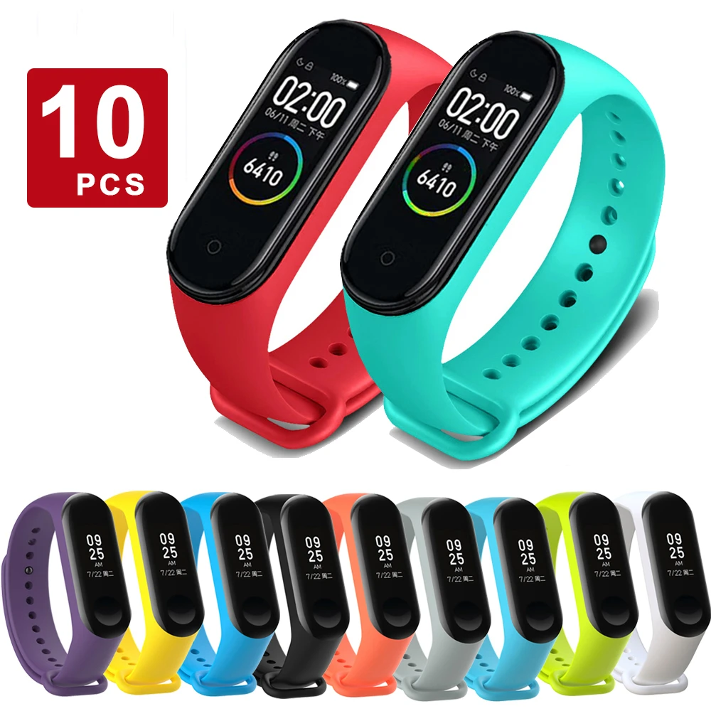 Mi Band 4 3 ремешок Ремешок для Xiaomi силиконовый браслет Miband NFC Correa аксессуары Smart Cover