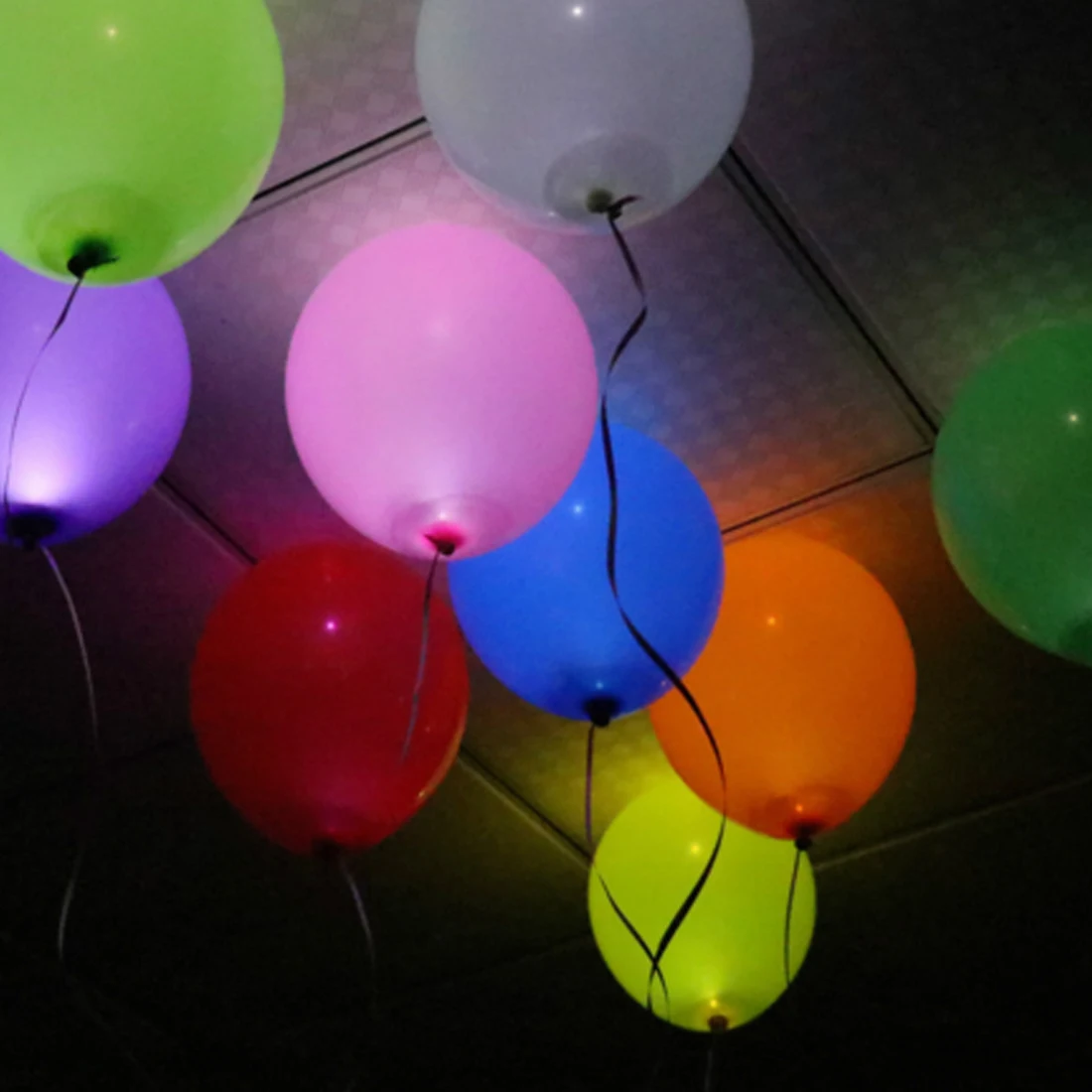 Светодиодный светильник-шар, 30 шт., светящиеся шары, украшение на Рождество, Хэллоуин, свадьбу, день рождения, вечеринку