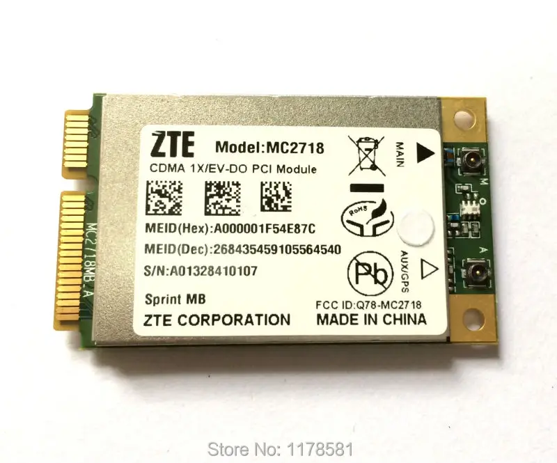 MC2718 3g CDMA/EV-DO MiniCard PCI-Express с gps Sprint-США сертифицированный