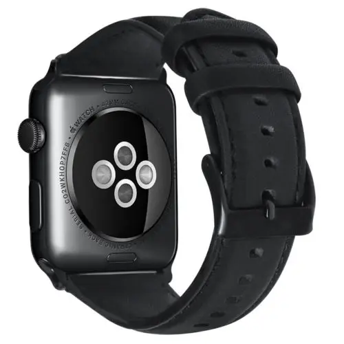 Натуральная кожа с пропиткой браслет для наручных часов Apple Watch Series 4/3/2 Для мужчин/Для женщин