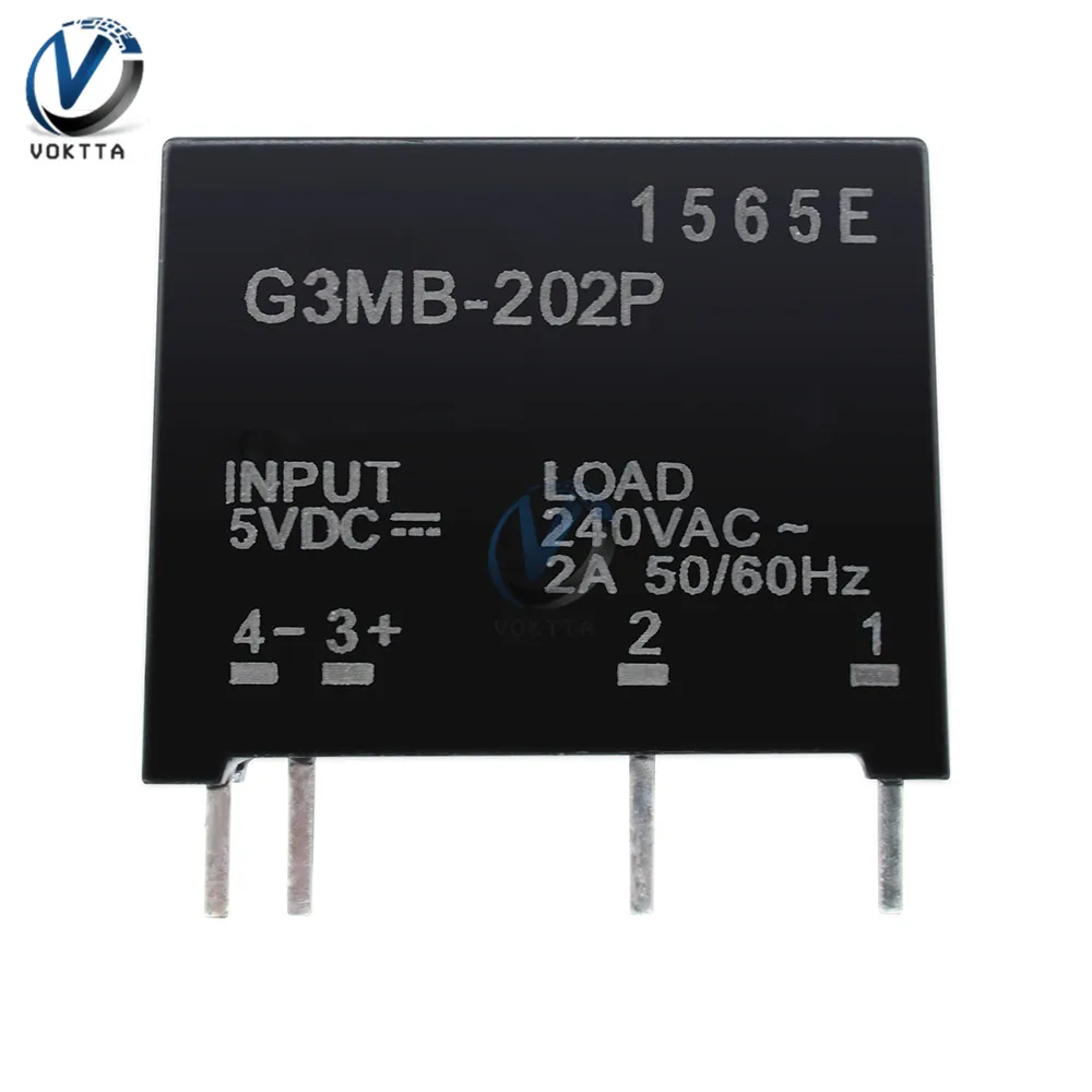 Релейный модуль G3MB 202P 1 шт. 5 В постоянный ток 240 в 2 А Твердотельный релейный таймер