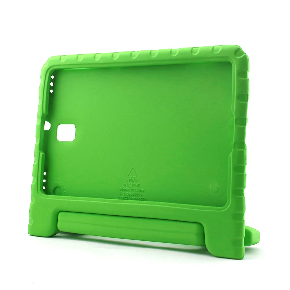 Детский противоударный чехол для samsung Galaxy Tab S4 10,5 T835 T830, безопасный защитный чехол для планшета из пены EVA с ручкой и подставкой - Цвет: Green