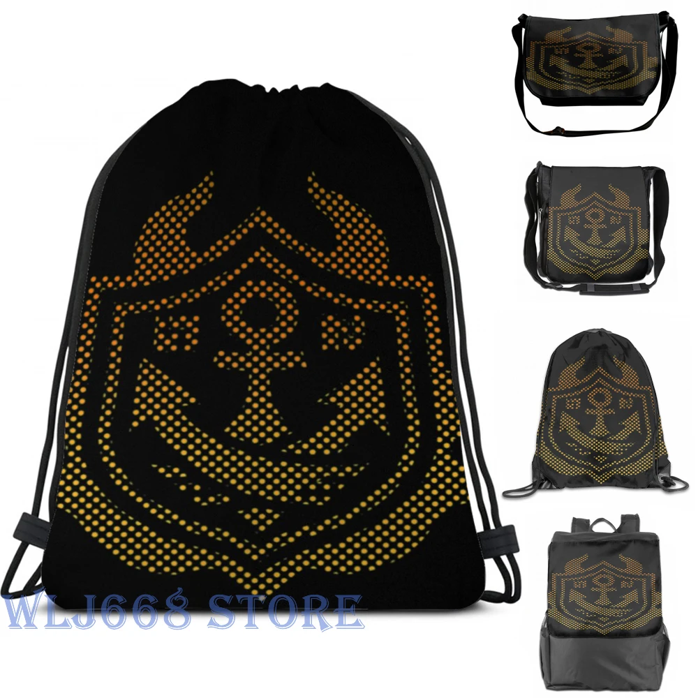 

Funny graphic print shoulder Bags women Splatoon Inspired Ranked Battle Icon Single shoulder backpack travel for men Gym Bag