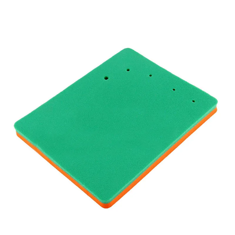 

5 Holes Square Sponge Pad Foam Pad Sugar Flowers Mold EVA Foam Fondant Cake Paste Decorating Mat (Random Color )