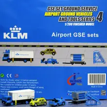 JC Крылья GSE набор наземного обслуживания аэропорта транспортных средств и инструментов 1/200 Готовая модель