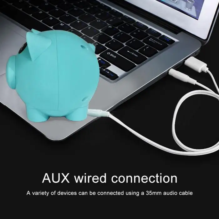 Портативный Bluetooth динамик в форме копилки мини стерео USB TF карта беспроводной динамик HSJ-19