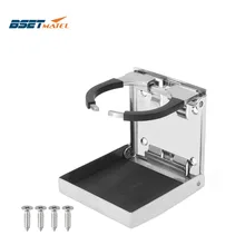 Нержавеющая сталь 304 Складная чашка подстаканник может бутылка держатель подставка для микрофона Поддержка Авто морской Лодки Грузовик рыболовный ящик