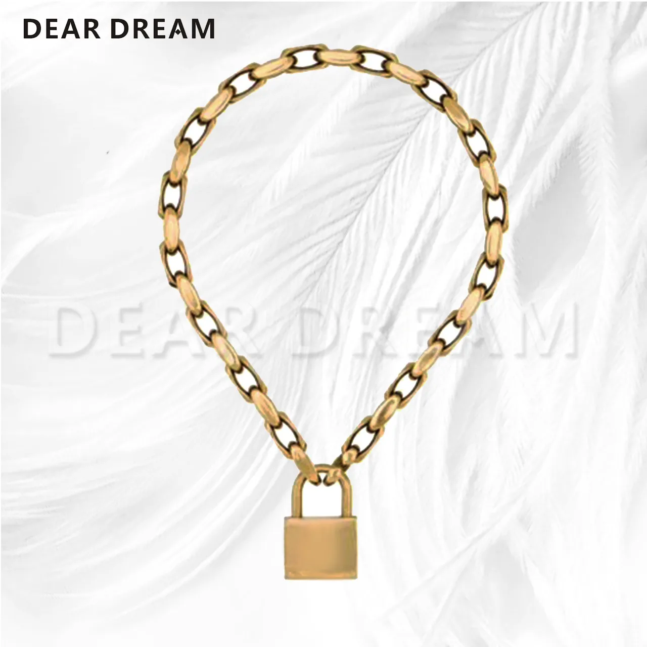 

Women Jewelry PadLock Pendant Necklace Brand New Valentine's Day Gift For Women Girl 2019