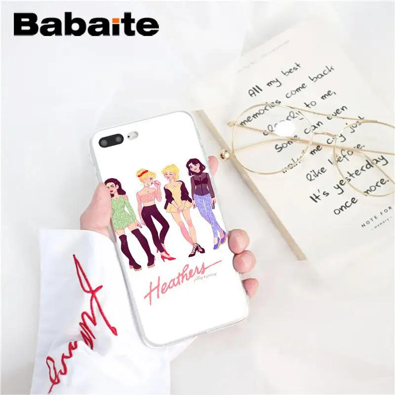 Babaite Heathers Broadway Musical DIY роскошные аксессуары для телефонов Чехол для iPhone 8 7 6 6S Plus X XS MAX 5 5S SE XR 10 чехол s