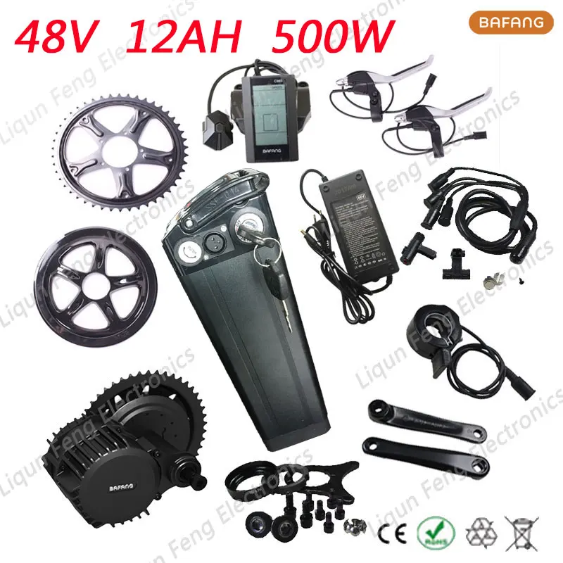 Sale Powerful Electric Bike kit 500W 8fun/bafang 48V Motor Wheel BBS02 + 48V 12AH Silver Fish E-bike Lithium Battery 0 Sale Powerful Electric Bike kit 500W 8fun/bafang 48V Motor Wheel BBS02 + 48V 12AH Silver Fish E-bike Lithium Battery 0